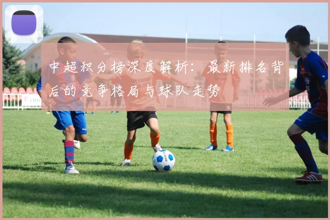 中超积分榜深度解析：最新排名背后的竞争格局与球队走势