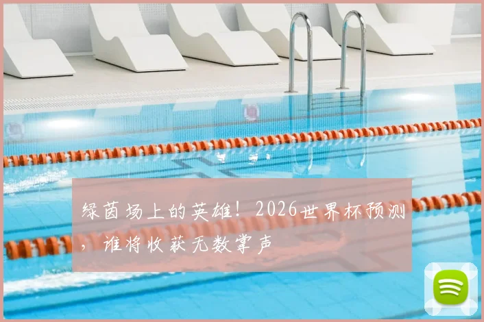 绿茵场上的英雄！2026世界杯预测，谁将收获无数掌声